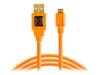 Tether Tools USB kabel USB 2.0 USB-A utikač, USB-Micro-B utikač 4.60 m narančasta sa zaštitom CU5430ORG