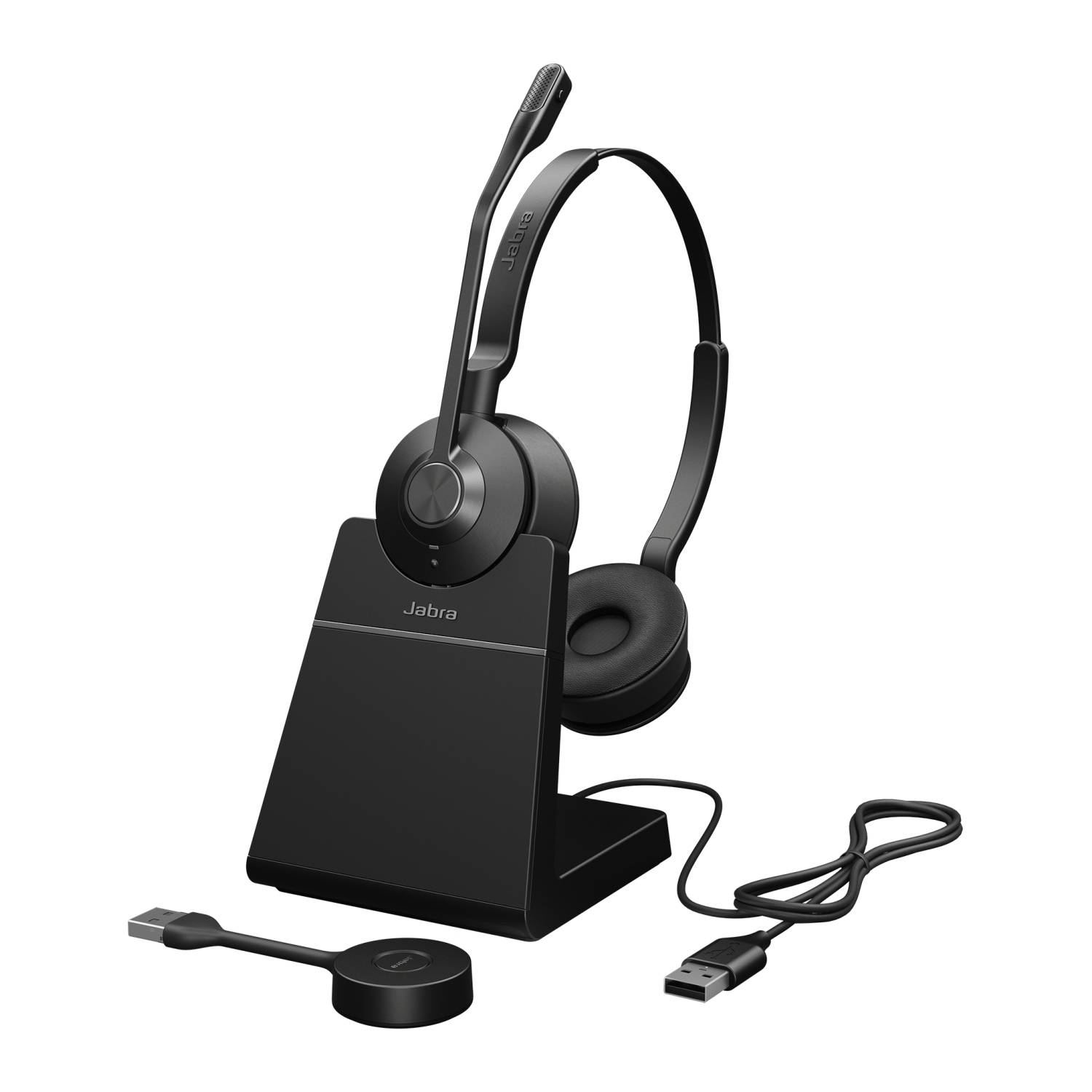 Jabra Jabra Engage 55 SE Stereo - Headset - On-Ear On Ear Headset DECT stereo višebojna smanjivanje šuma mikrofona funkc-1
