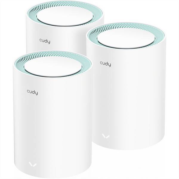 cudy M1300(3-Pack) WIRELESS LAN REPETIDOR CUDY M1300 EXTENSOR MESH   isprepletena mreža