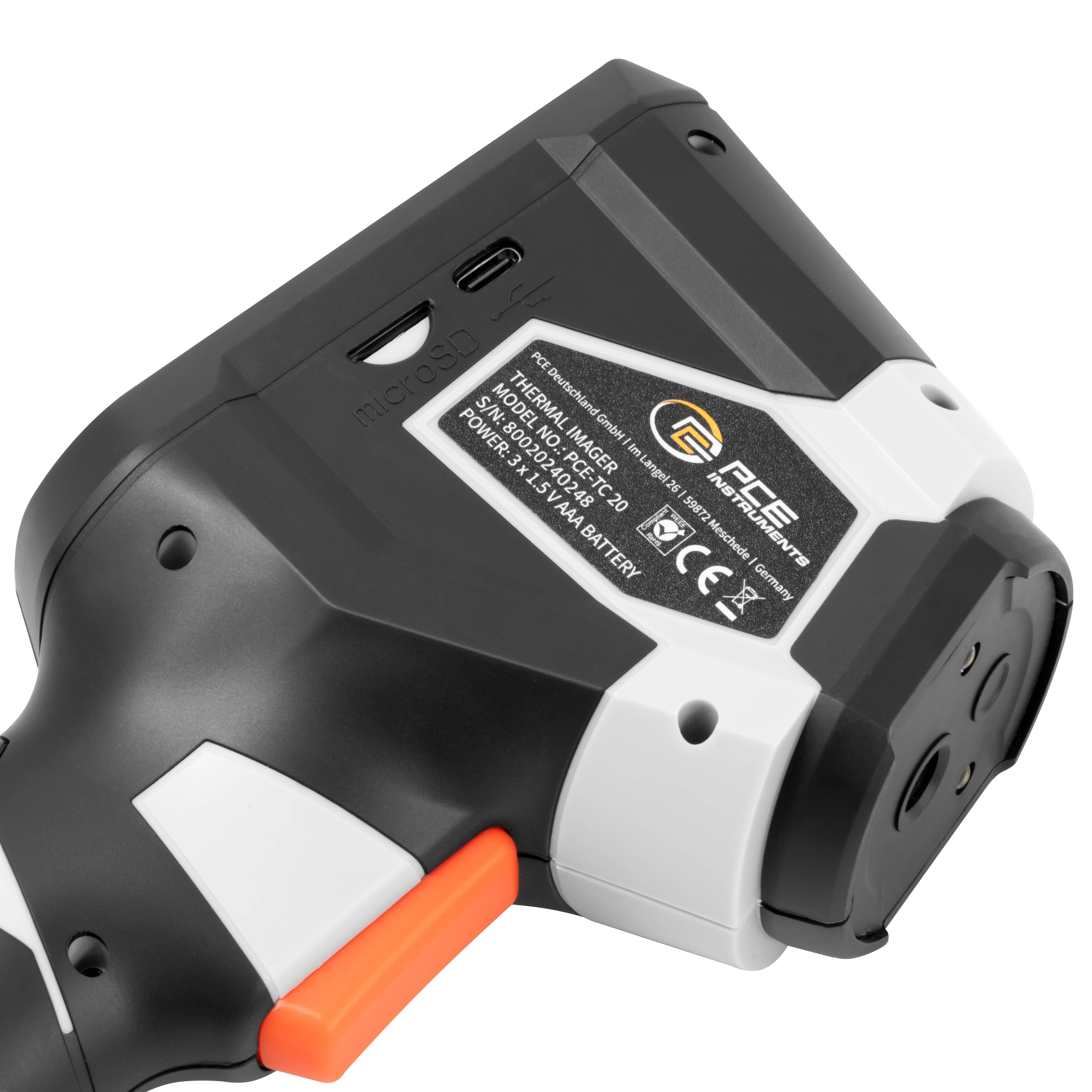 PCE Instruments PCE-TC 20 termalna kamera 0 do 400 °C USB-C, micro SD-2
