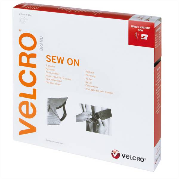 VELCRO® Velcro VEL-EC60284, Burgund, 20 mm, 10 m, 1 Stück(e), Box  prianjajuća traka   (D x Š) 10 m x 20 mm crvena (bistra) 1 St.