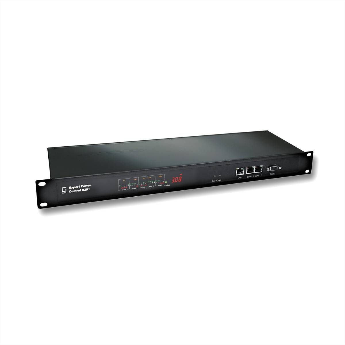 GUDE 8291-2 Stopcontact Zwart