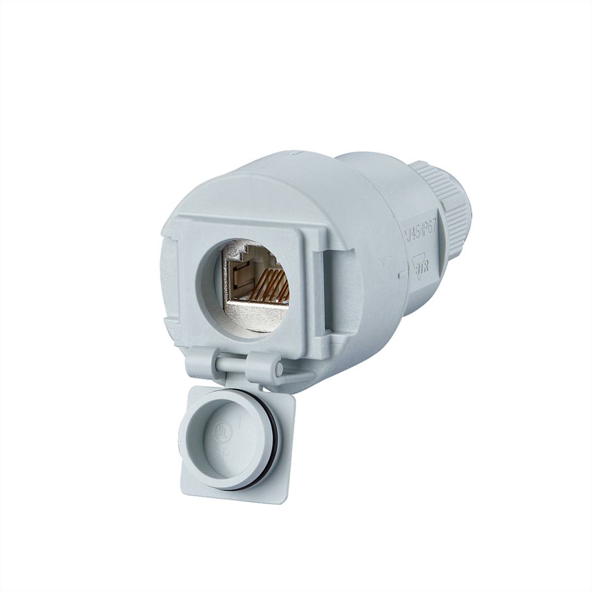 Metz Connect Kabel METZ CONNECT 1309515003-E RJ-45 utičnica siva 1309515003-E siva 1 St.-0