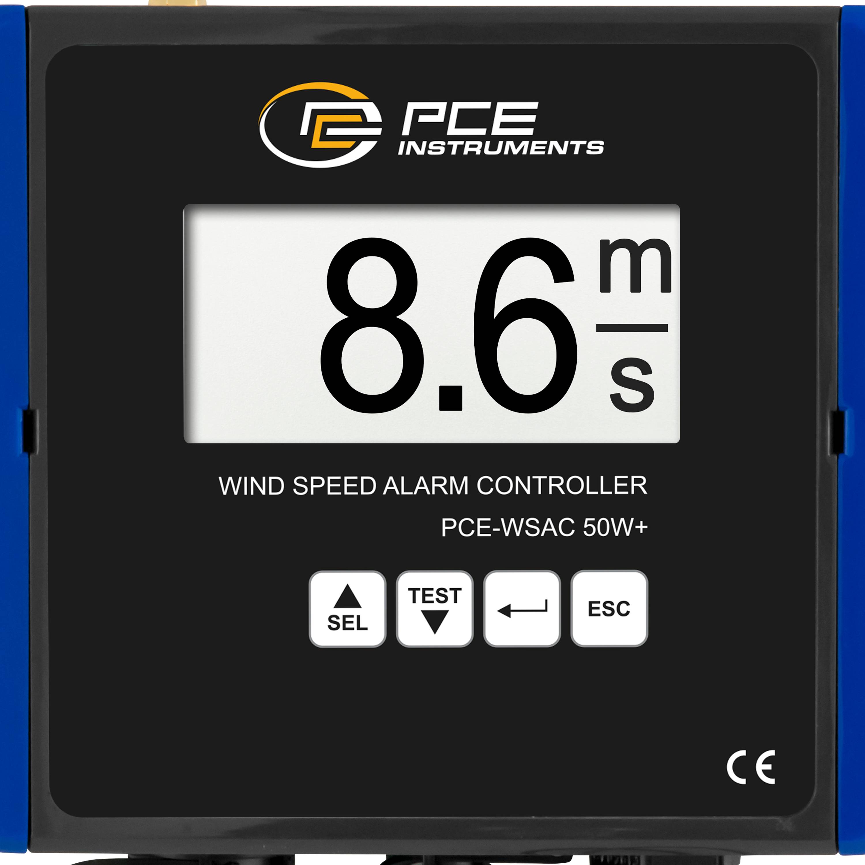PCE Instruments PCE-WSAC 50W+ 230 anemometar 1 do 50 m/s s funkcijom za pohranjivanje podataka-4