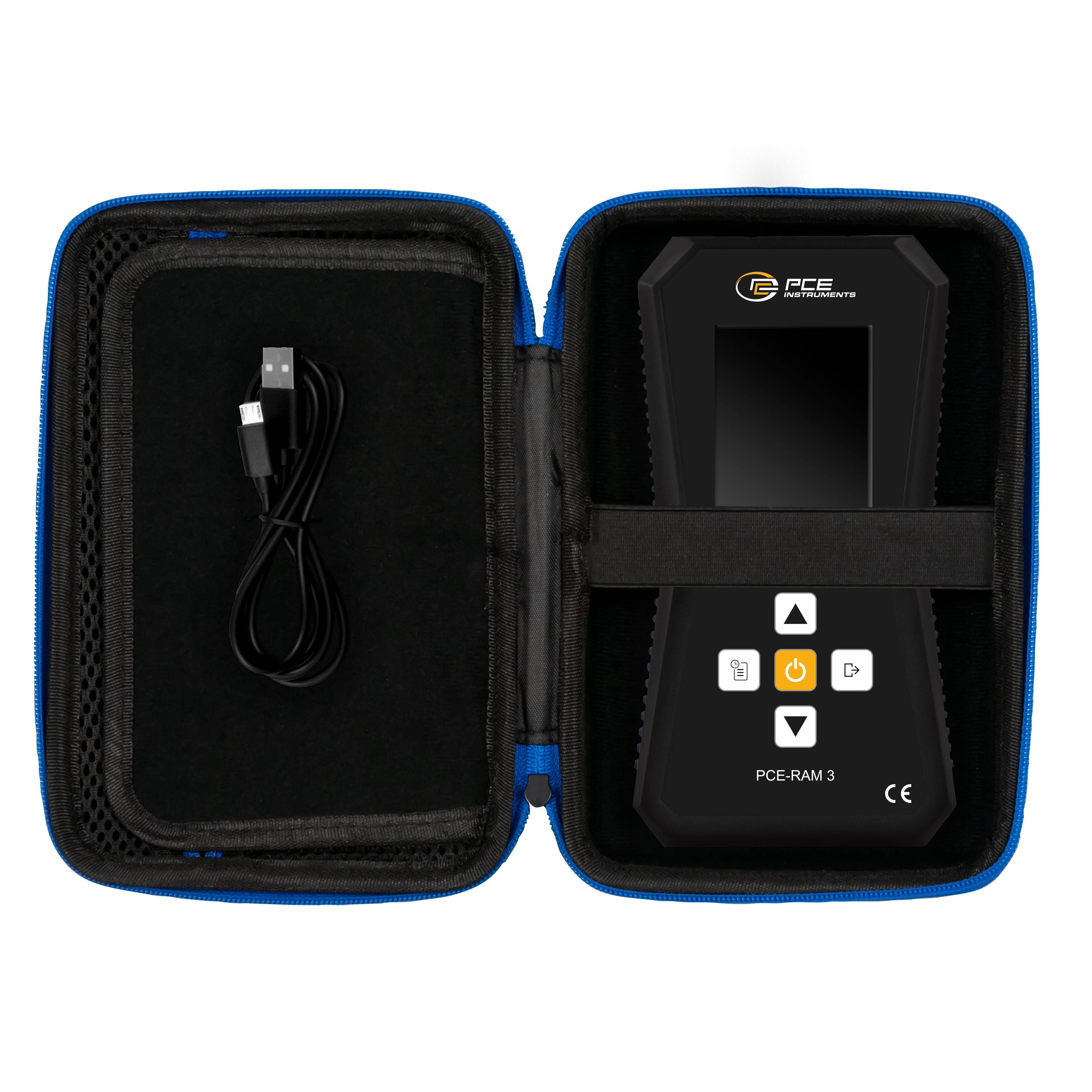 PCE Instruments PCE-RAM 3 geiger-müller cijevni brojač Zračenje: gama, beta, x-zraka zvučni upozoravajući ton, optički s-5