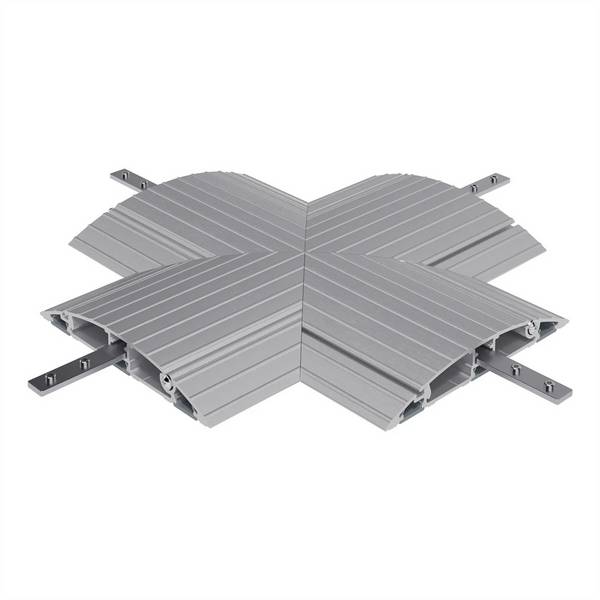 Dataflex kabelski kanal aluminij srebrna (metalik)  (D x Š x V) 260 x 260 x 20 mm 1 St.  31.472