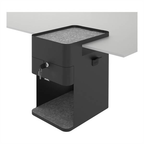 Dataflex DATAFLEX Bento® desktop locker, 503, sch ladica ispod pulta  crna