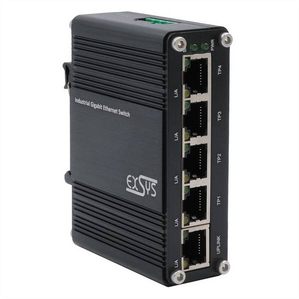 EXSYS EX-62020 Industrijski Ethernet Preklopnik s 5 Portova