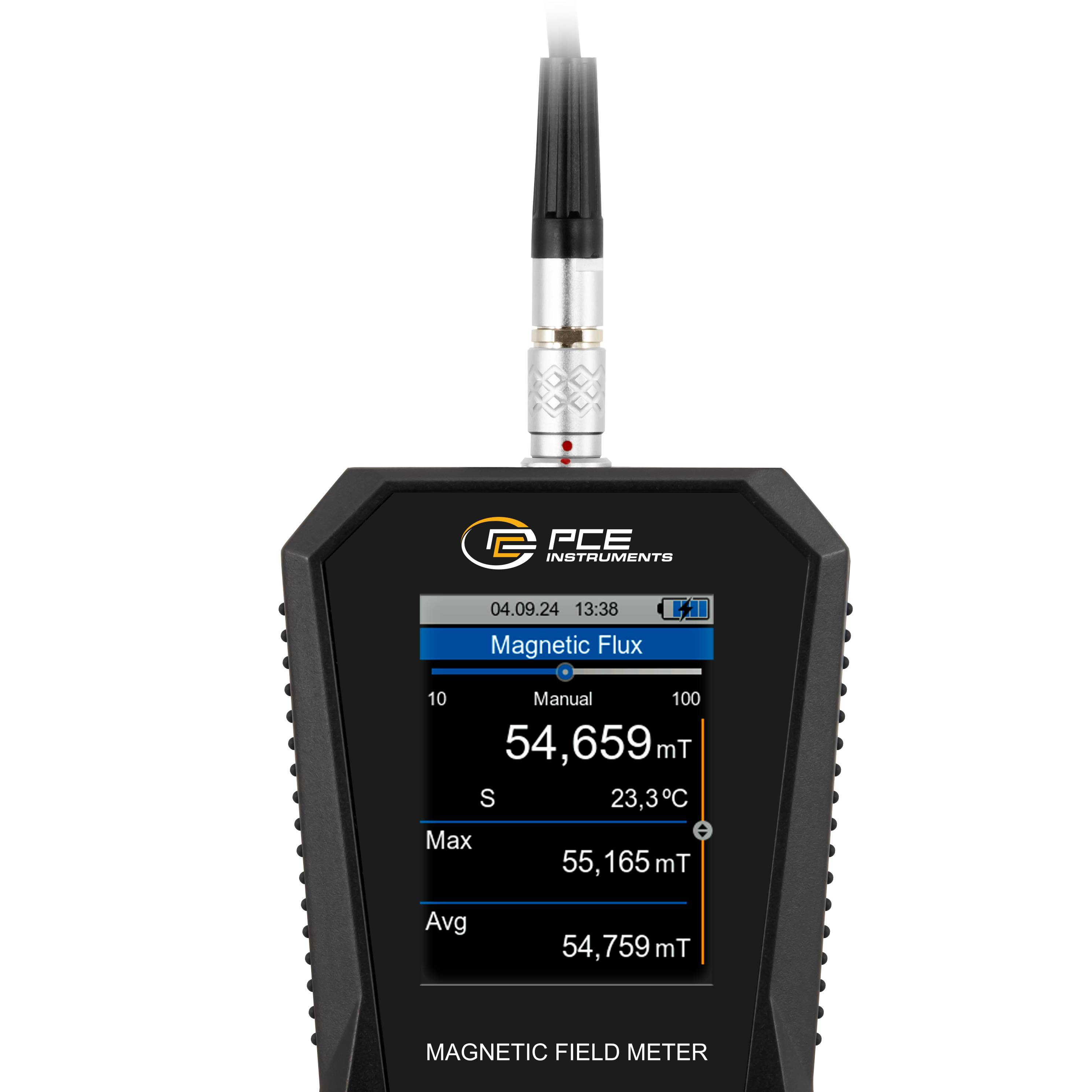 PCE Instruments PCE-MFM 3800 ispitivač magnetnog polja s utorom za sd kartice-1