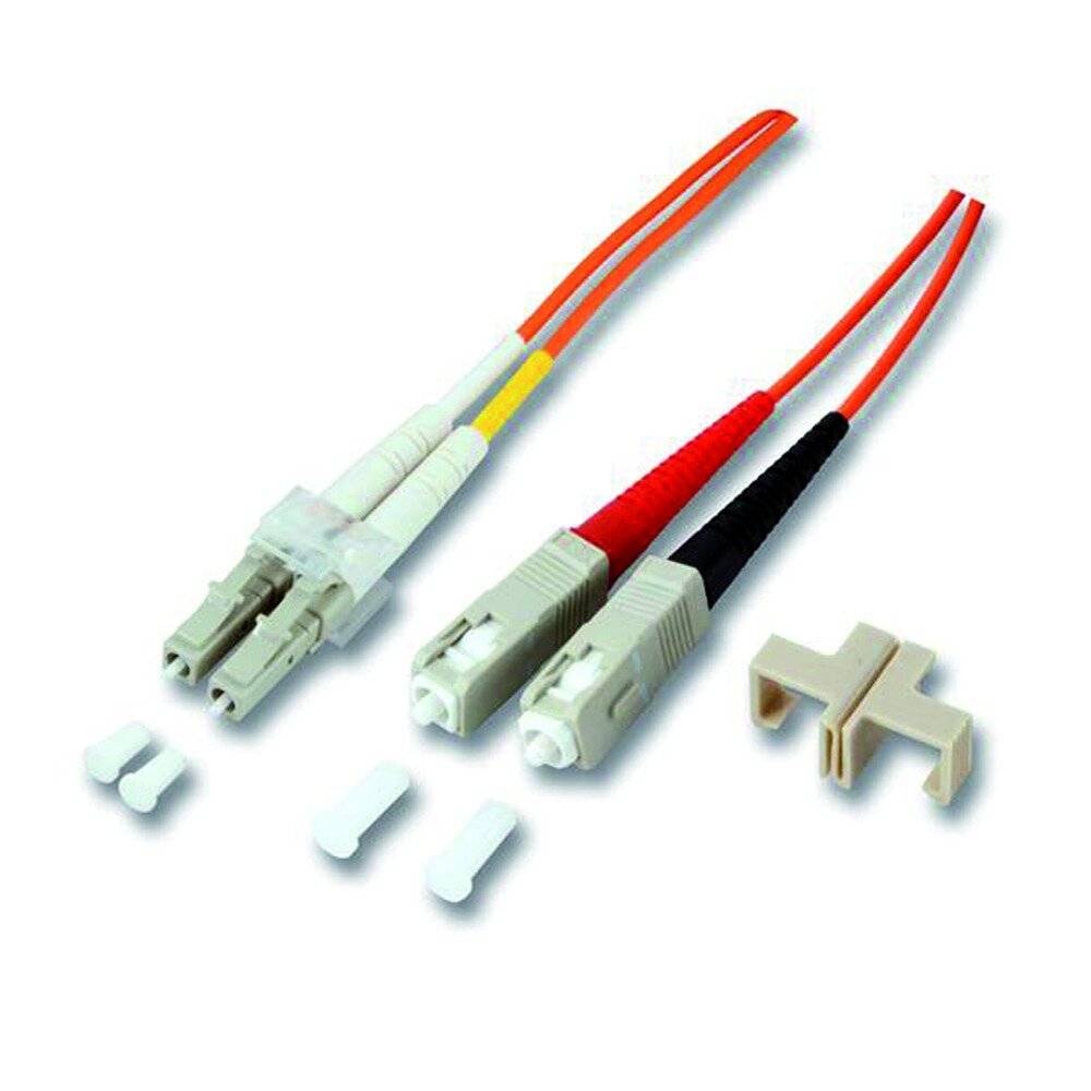 EFB Elektronik O0320.2 staklena vlakna svjetlovodi priključni kabel 2.00 m narančasta [1x muški konektor LC - 1x SC-utik-2