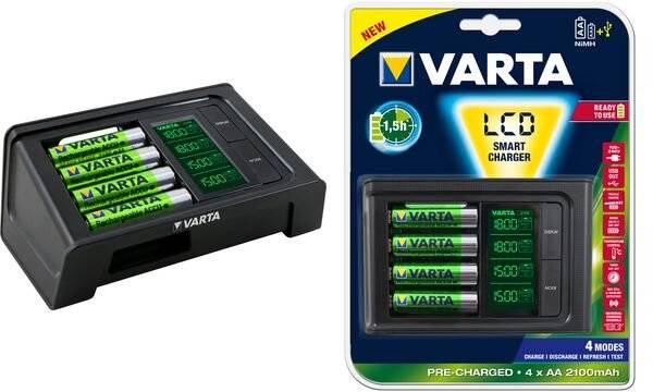 Varta LCD Smart-Charger punjač okruglih stanica nikalj-metal-hidridni micro (AAA), mignon (AA)-3