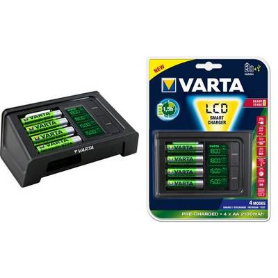 Varta LCD Smart-Charger punjač okruglih stanica nikalj-metal-hidridni micro (AAA), mignon (AA)-3