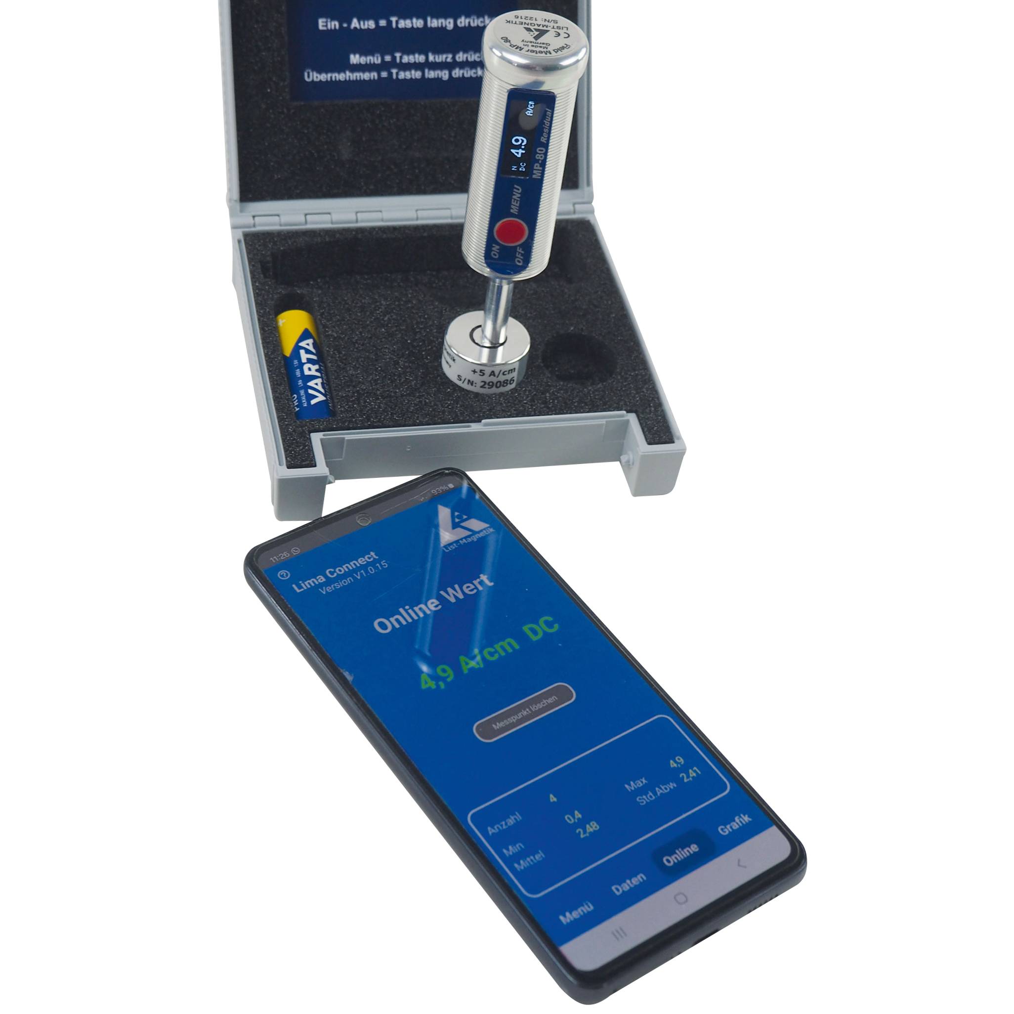 PCE Instruments LM-MP80 analizator magnetnog polja-1
