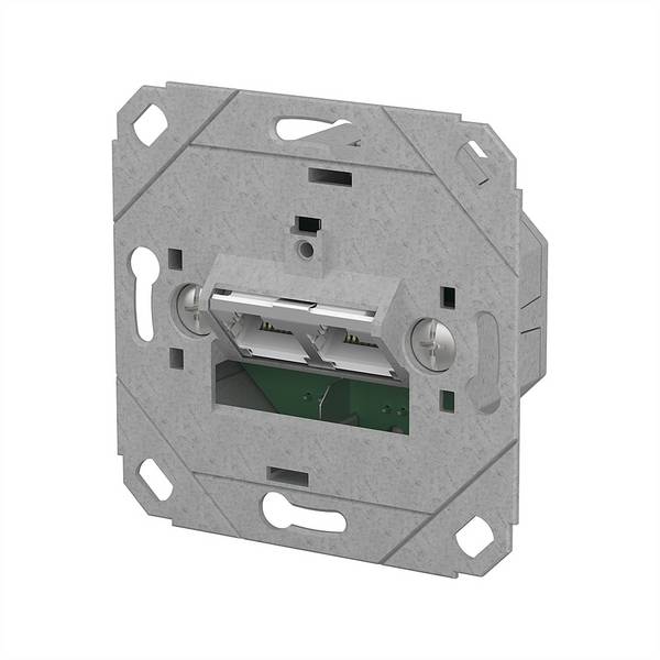Metz Connect METZ CONNECT E-DAT C6A IDC Dose, 2 Port, METZ CONNECT 130D381200-I RJ-45 metalna utičnica 130D381200-I     srebrna (metalik) 1 St.