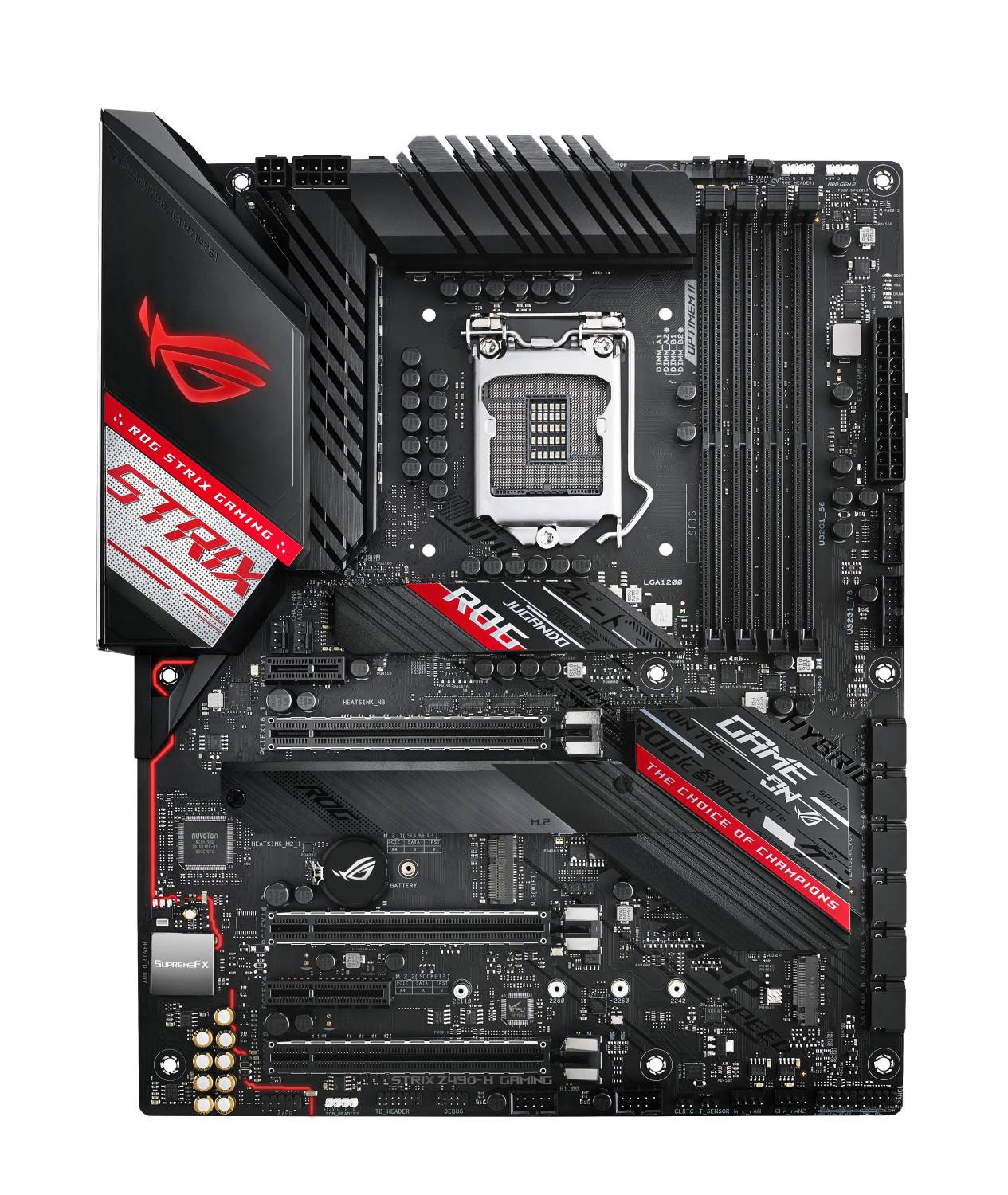 Asus ROG STRIX Z490-H GAMING matična ploča Baza Intel® 1200 Faktor oblika (detalji) ATX Set čipova matične ploče Intel® -6
