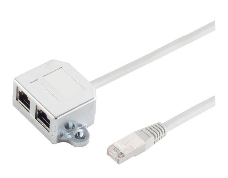 MicroConnect MPK419 RJ45 mrežni kabel, Patch kabel 0.15 m bijela 1 St.-0