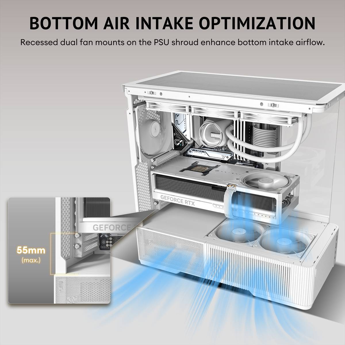 Antec ANTEC Constellation C6 Curve Air White P kućište za računala bijela-4