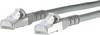 Metz Connect 1308450533-E RJ45 mrežni kabel, Patch kabel CAT 6a S/FTP 0.50 m siva sa zaštitom za nosić 1 St.