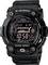 Egy fekete, robusztus Casio G-Shock karóra digitális kijelzővel mutatja az időt 10:50:08-kor és a dátumot a hétnappal együtt.
