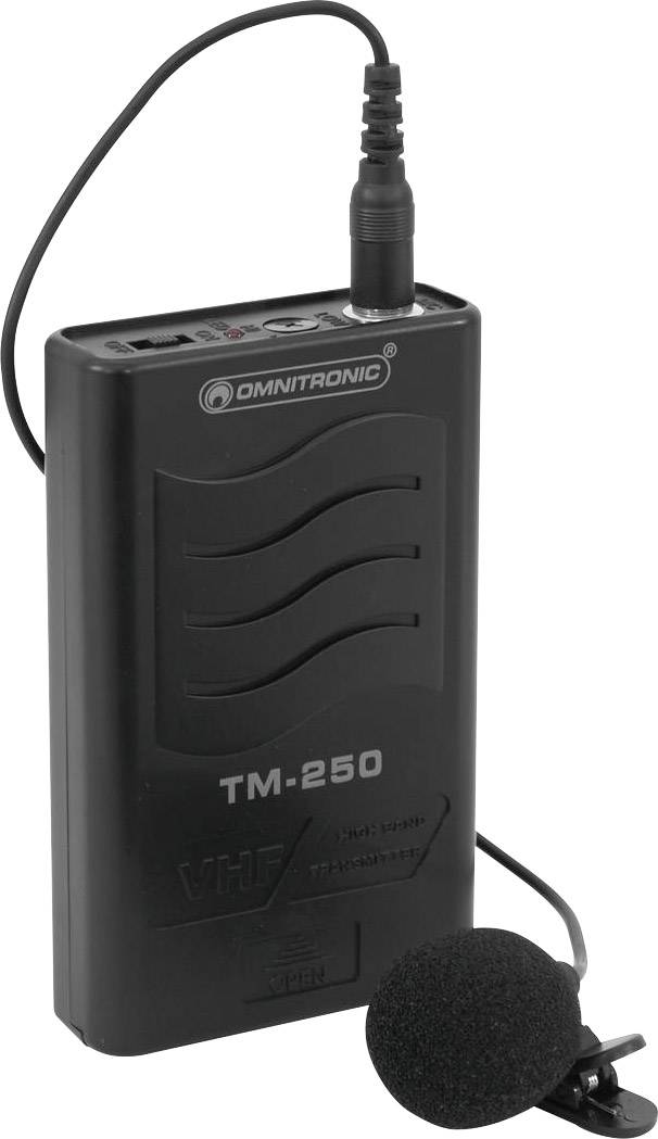 Microfoonzender Omnitronic TM-250 Zendmethode:Radiografisch