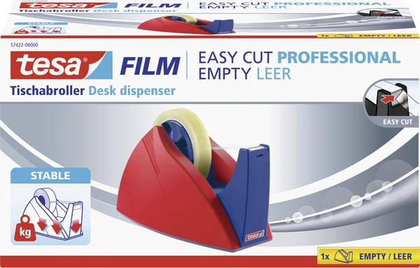 tesa  57422-00000-03 Asztali adagoló tesa Easy Cut® Piros, Kék  1 db