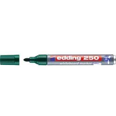 Jelölő filctoll, 1-3 mm, zöld, Edding 250