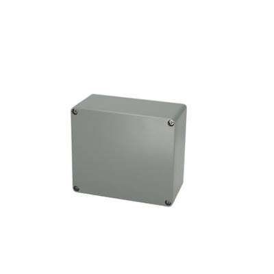 Fibox alumínium ház ALN 232011 alumínium/rozsdamentes acél (H x Sz x Ma) 230 x 200 x 110 mm, ezüstszürke (RAL 7001)