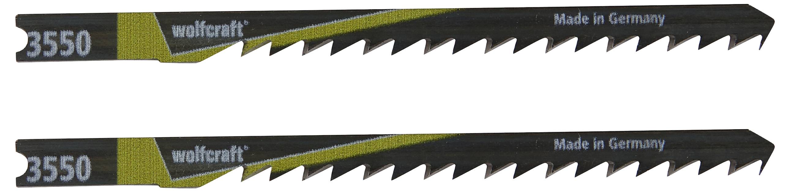 Fűrészlap szúrófűrészhez HCS (fához), vágó hossz: 75 mm, 2 db, Wolfcraft 3550000