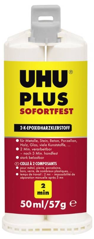 UHU Plus Sofortfest Kétkomponensű ragasztó 45675 50 ml