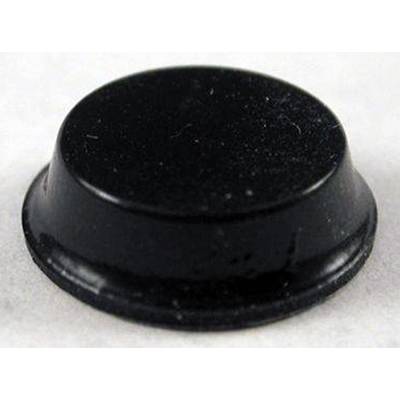 Öntapadós gumi műszerláb, kerek Ø 12,7 x 3,5 mm, fekete, 24 db, Hammond Electronics 1421T2