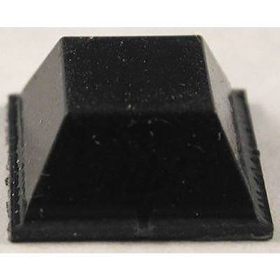 Öntapadós gumi műszerláb 12,7 x 5,8 mm, fekete, 24 db, Hammond Electronics 1421T3