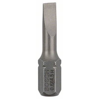 Bosch lapos csavarhúzó bit (0,8x5,5), fémből készült, közvetlenül csavarhúzókban történő felhasználásra alkalmas.