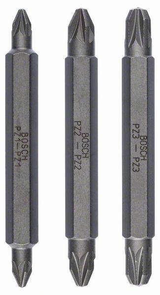 Bosch Accessories 2607001749 Dupla pengéjű készlet PZ 1, PZ 2, PZ 3 3 db
