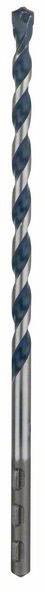 Spirál alakú, kék-szürke színű fúrófej, amely alkalmas precíziós fúrásra betonban és falazatban.