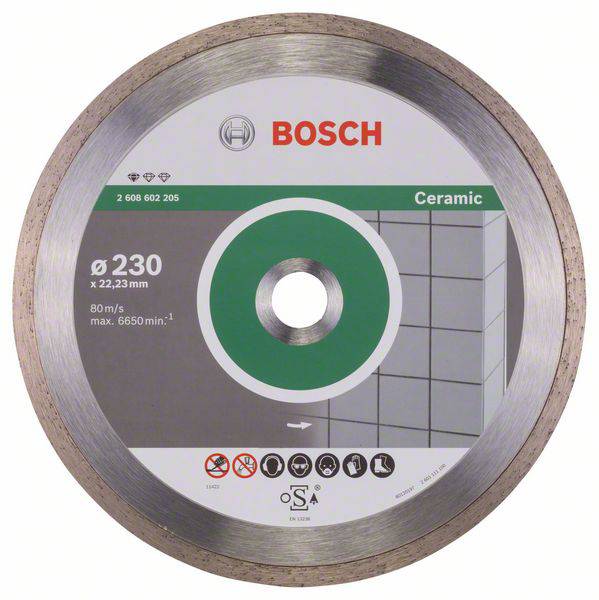Bosch Accessories 2608602205 Bosch Power Tools Gyémánt bevonatú vágótárcsa Ø 230 mm 1 db