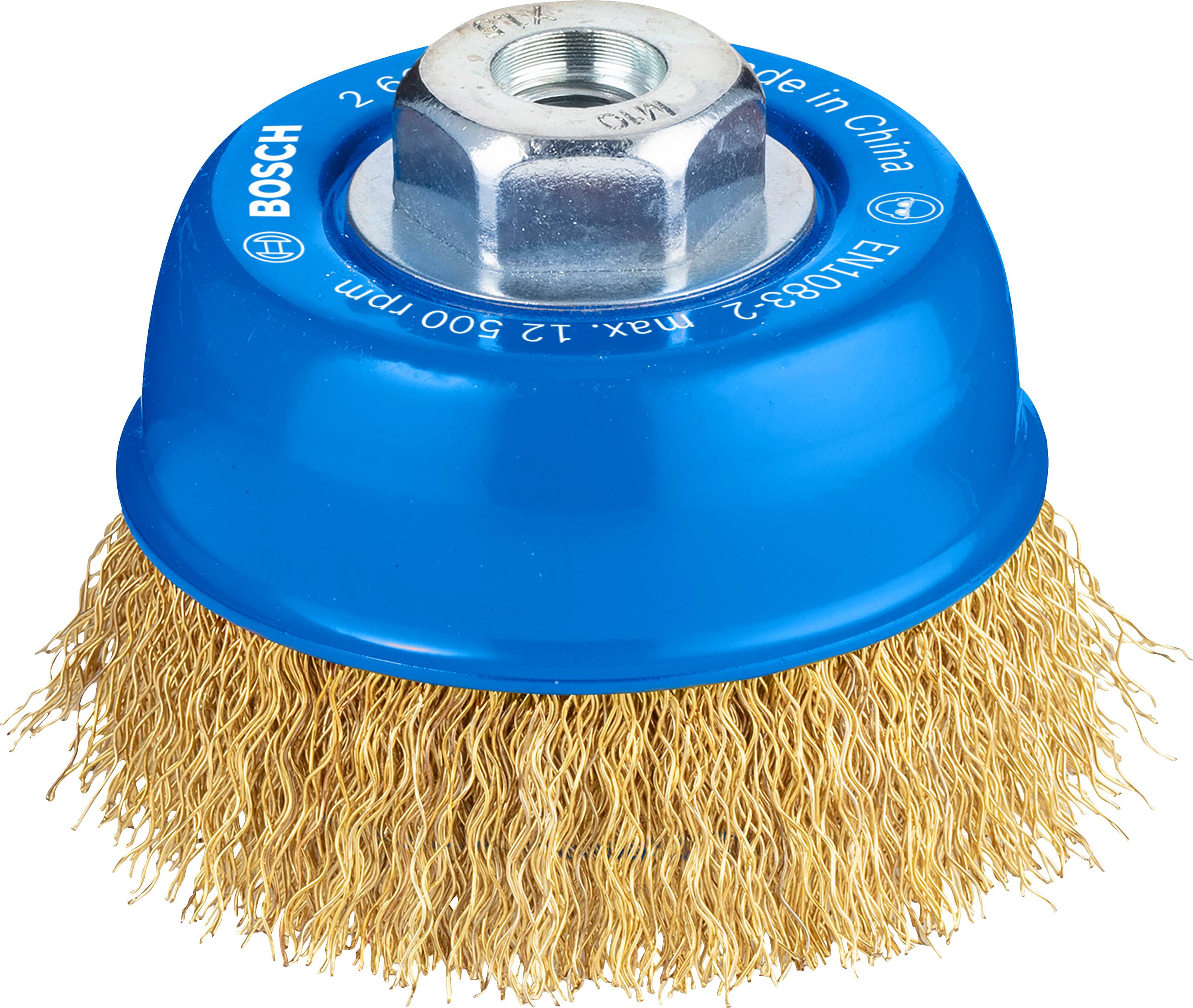 Bosch Accessories Fazékkefe, sárgaréz bevonatú - 75 mm, 0,3 mm, M10 2608622062 1 db