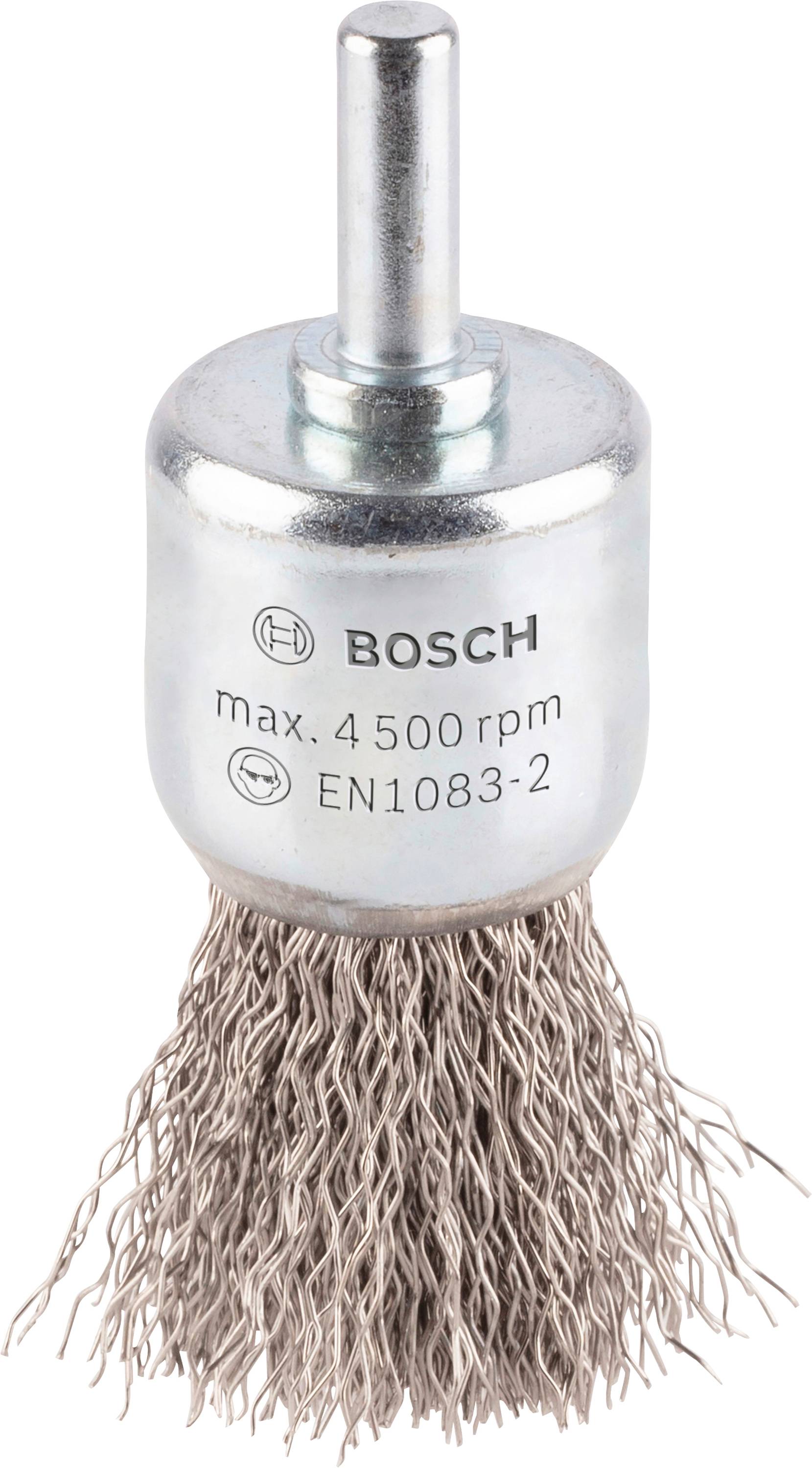 Fúrógép-adapter drótkefével, Bosch márka, alkalmas max. 4500 ford/perc sebességig.