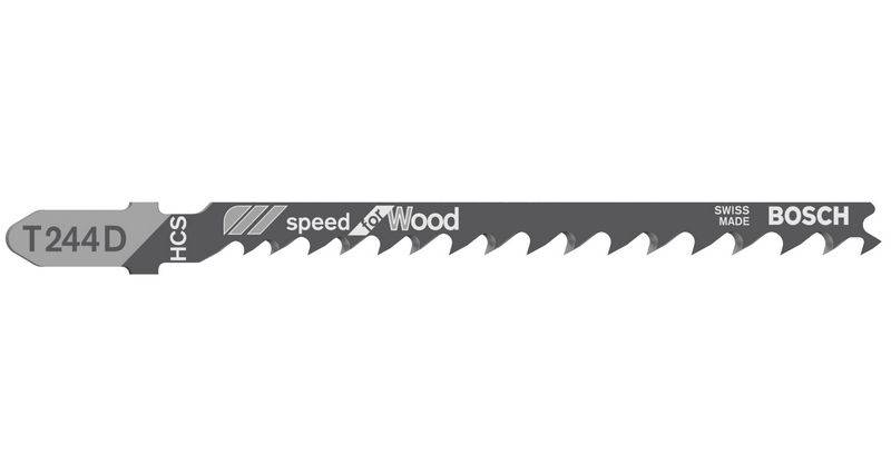 Bosch Accessories 2608637881 Szúrófűrészlap T 244 D - Speed for Wood 100 db