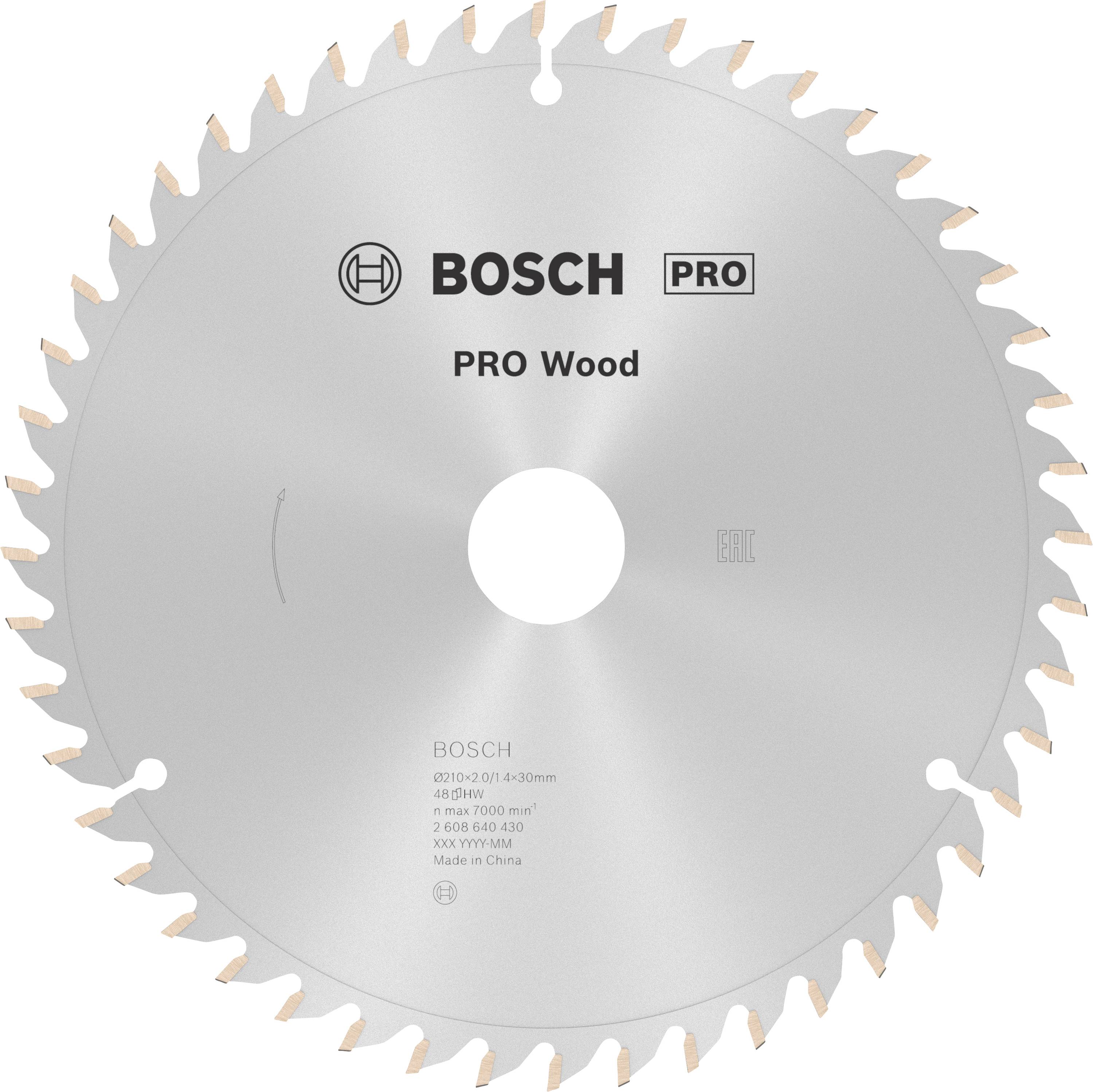 Bosch Accessories Optiline 2608640430 Keményfém körfűrészlap 210 x 30 x 2 mm Fogak száma (collonként): 48 1 db