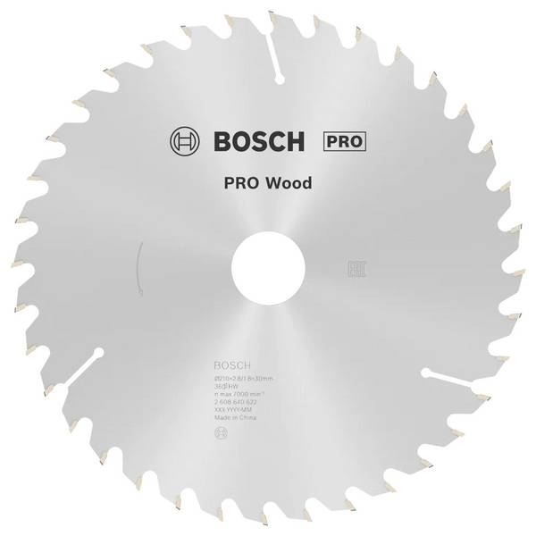 Bosch Accessories Optiline 2608640622 Keményfém körfűrészlap 210 x 30 x 2.8 mm Fogak száma (collonként): 36 1 db