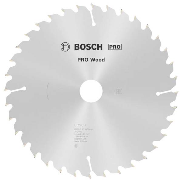 Bosch Accessories Optiline 2608640628 Keményfém körfűrészlap 230 x 30 x 2.8 mm Fogak száma (collonként): 36 1 db