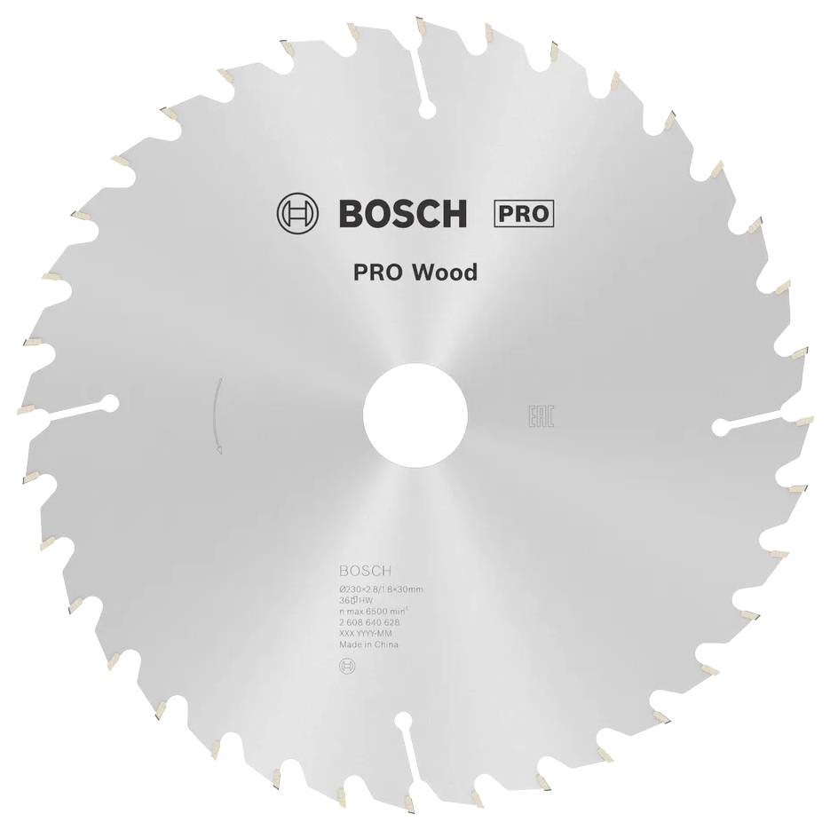Bosch Accessories Optiline 2608640628 Keményfém körfűrészlap 230 x 30 x 2.8 mm Fogak száma (collonként): 36 1 db
