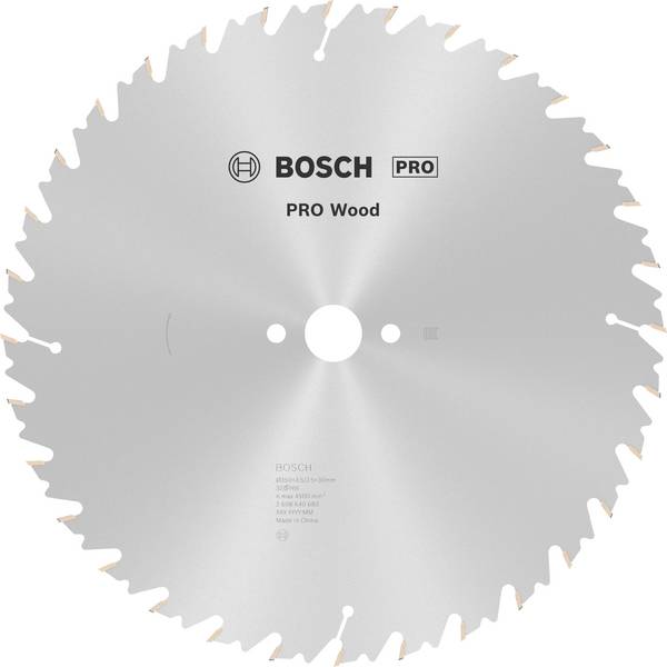 Bosch Accessories Standard for Wood Speed 2608640683 Keményfém körfűrészlap 350 x 30 x 3.5 mm Fogak száma (collonként): 32 1 db