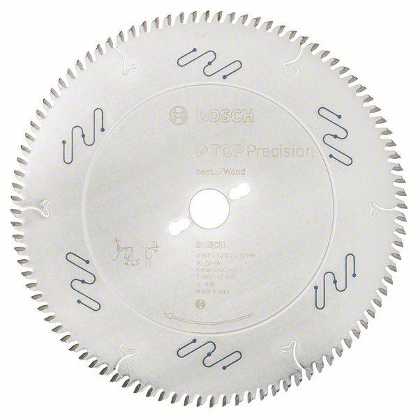 Bosch Accessories Top Precision 2608642117 Keményfém körfűrészlap 300 x 30 x 3.2 mm Fogak száma (collonként): 96 1 db