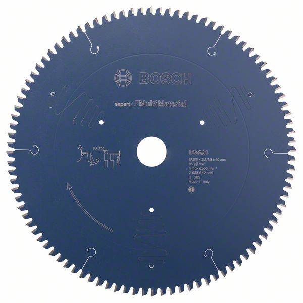Bosch Accessories Expert for Multi Material 2608642495 Körfűrészlap 300 x 30 x 2.4 mm Fogak száma (collonként): 96 1 db