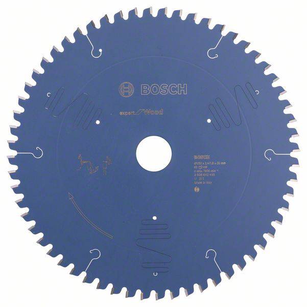 Bosch Accessories Expert for Wood 2608642498 Körfűrészlap 250 x 30 x 2.4 mm Fogak száma (collonként): 60 1 db