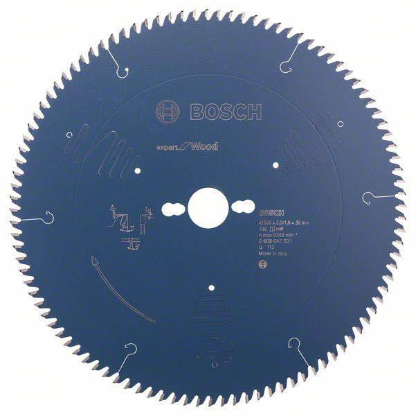 Bosch Accessories Expert for Wood 2608642501 Körfűrészlap 300 x 30 x 2.5 mm Fogak száma (collonként): 100 1 db