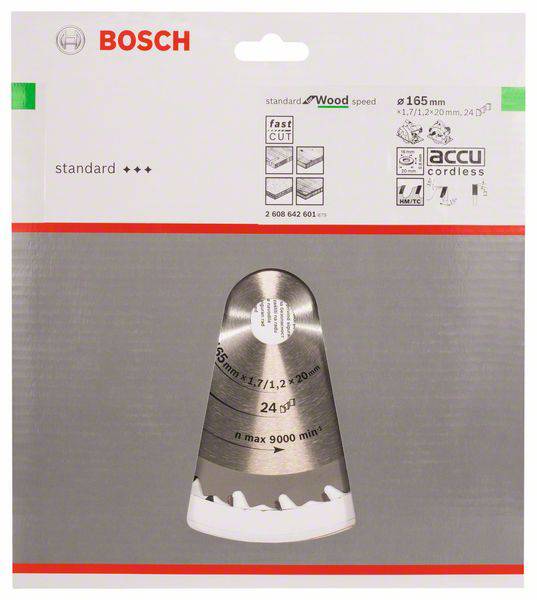 Bosch fűrészlap fához, 25 mm széles, akkumulátoros kéziszerszámokhoz alkalmas, maximum 9000 ford./perc sebességig. Gyors vágási jellemzőkkel rendelkezik.