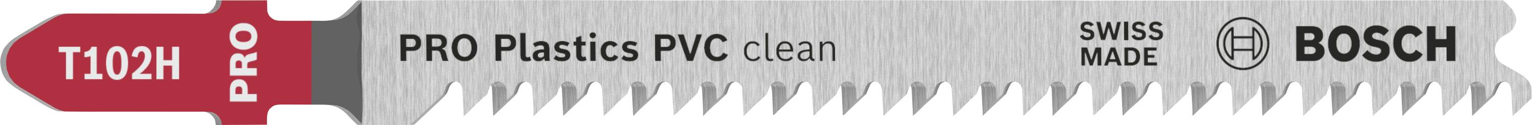 Bosch Accessories 2608667446 Szúrófűrészlap, T 102 H kivitel - Clean for PVC 5 db