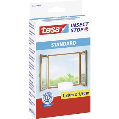 TESA® STANDARD szúnyogháló ablakra, 1,3 x 1,5 m, fehér